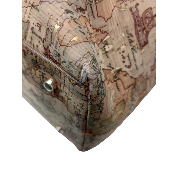 Alviero Martini Cork Atlas Tote Made In Italy - Picture 7 of 10